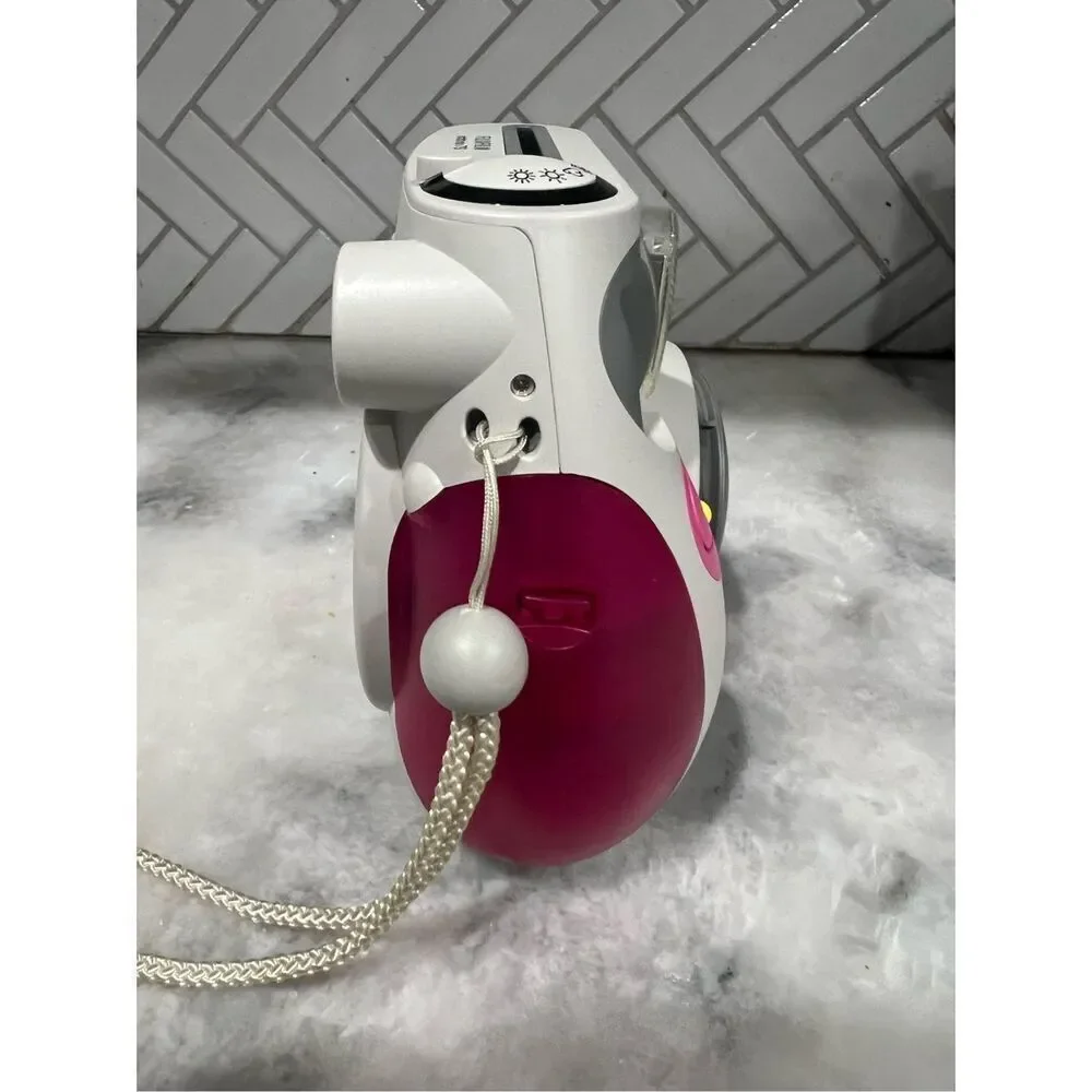 Used Fujifilm Instax Mini 7S Instant Film Camera (White with Pink trim)